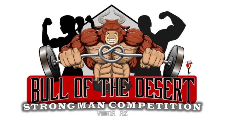 2027 Bull of the Desert Strongman Competition Graphic