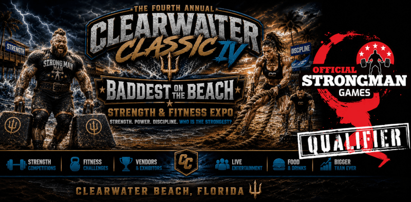 4th Annual Clearwater Classic: Baddest on the Beach Graphic