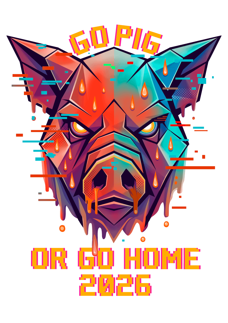 Go Pig or Go Home 2026 Graphic