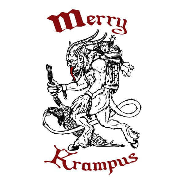 Krampus Silver Dollar Deadlift Party and Toy Drive Graphic