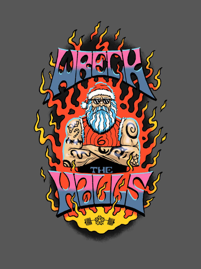 Wreck the Halls 6 Graphic